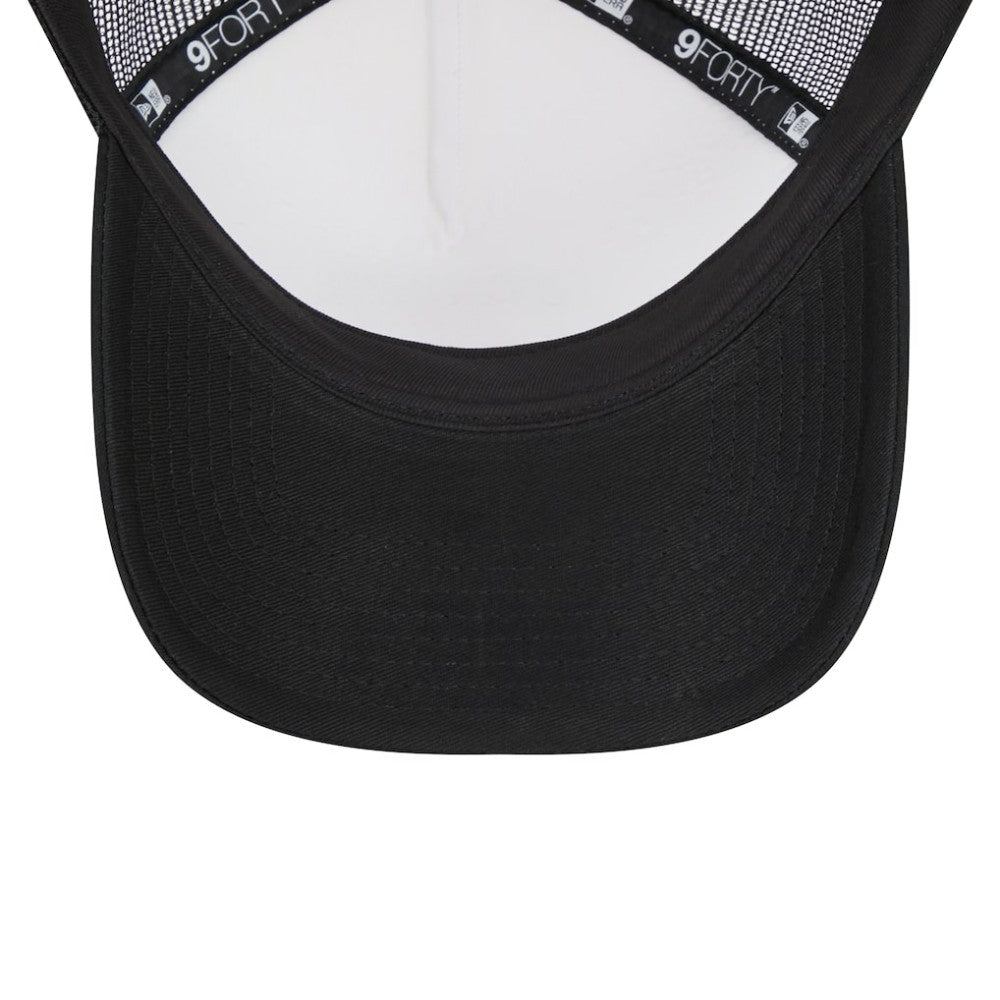 San Francisco Giants Spring Training Circle Foam A-Frame 9FORTY Trucker Adjustable Hat - White/Black | New Era
