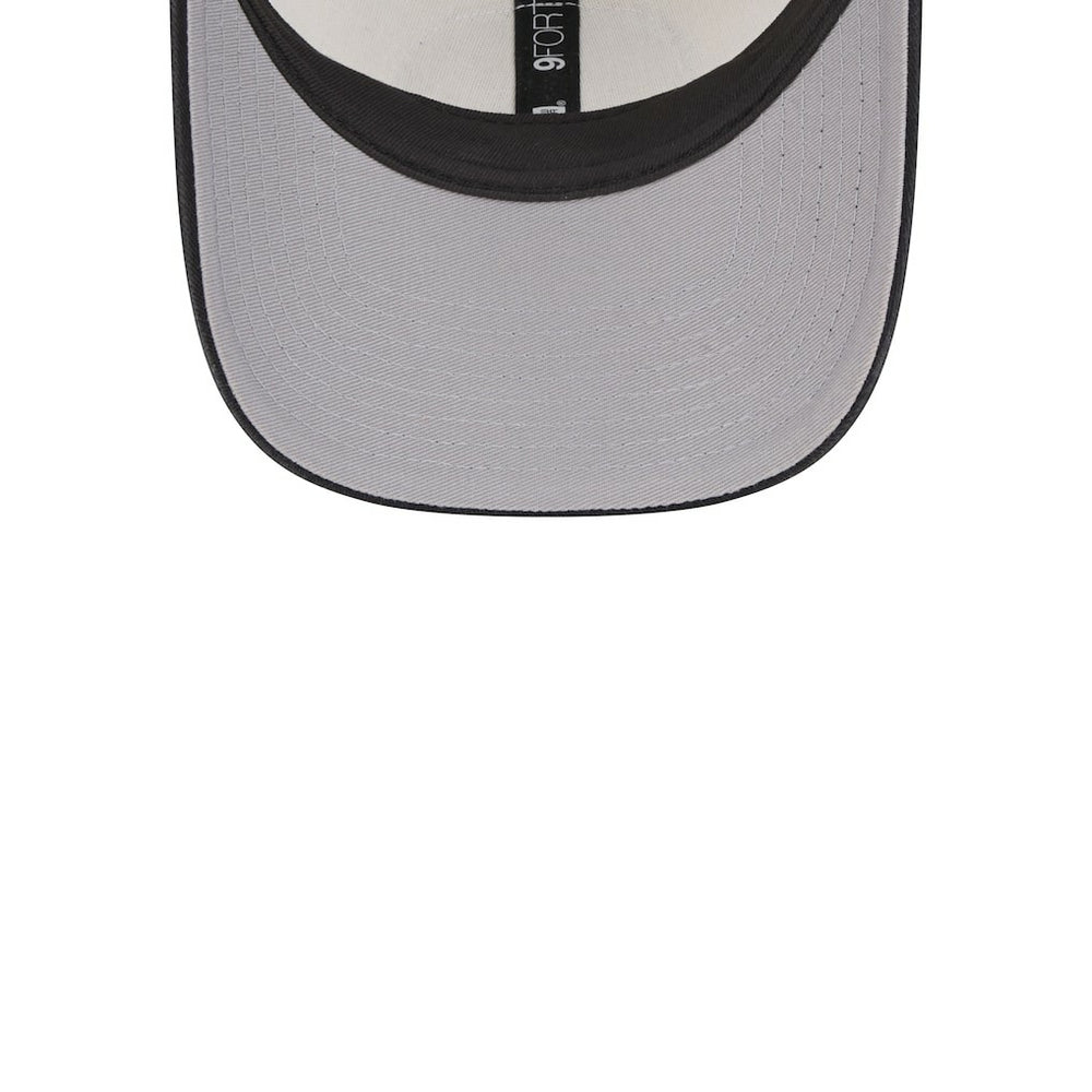 Chicago Bulls Throwback Patch Trucker 9FORTY Adjustable Hat - Khaki/Black | New Era discount
