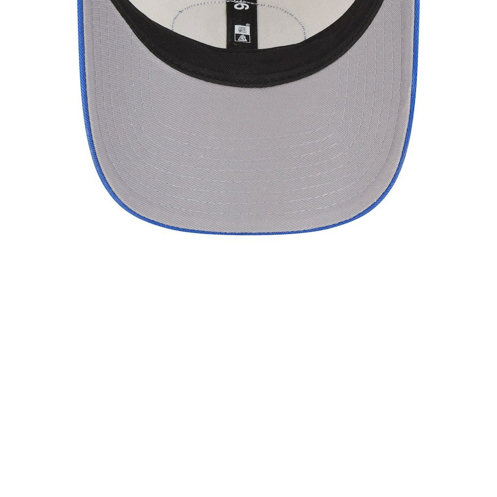 Dallas Mavericks Throwback Patch Trucker 9FORTY Adjustable Hat sale - Khaki/Blue | New Era discount