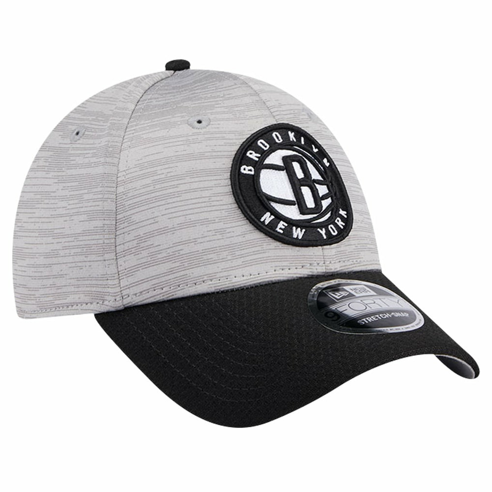 Brooklyn Nets Active Digi-Tech Two-Tone 9FORTY Adjustable Hat - Heather Gray/Black | New Era shop