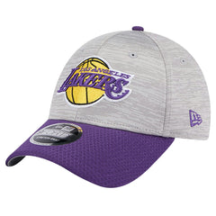 Los Angeles Lakers Active Digi-Tech Two-Tone 9FORTY Adjustable Hat - Heather Gray/Purple | New Era on sale