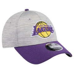Los Angeles Lakers Active Digi-Tech Two-Tone 9FORTY Adjustable Hat - Heather Gray/Purple | New Era on sale