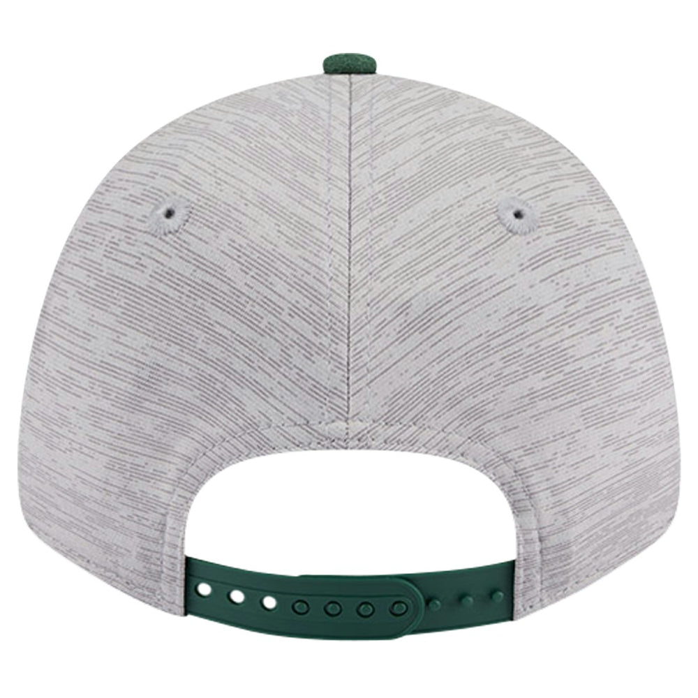 Milwaukee Bucks Active Digi-Tech Two-Tone 9FORTY Adjustable Hat - Heather Gray/Hunter Green | New Era cheap