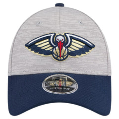 New Orleans Pelicans Active Digi-Tech Two-Tone 9FORTY Adjustable Hat - Heather Gray/Navy | New Era discount