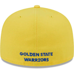 Golden State Warriors Gameday Wordmark 59FIFTY Fitted Hat sale - Royal/Gold | New Era discount