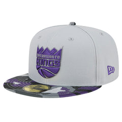 Sacramento Kings Active Color Camo Visor 59FIFTY Fitted Hat - Gray | New Era sale