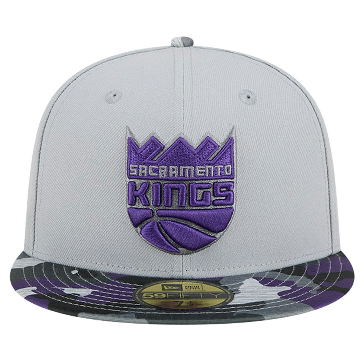 Sacramento Kings Active Color Camo Visor 59FIFTY Fitted Hat - Gray | New Era sale