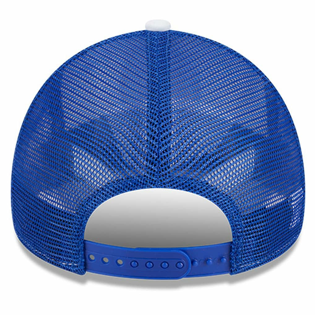 Golden State Warriors Court Sport Foam A-Frame 9FORTY Adjustable Trucker Hat sale - White/Royal | New Era online