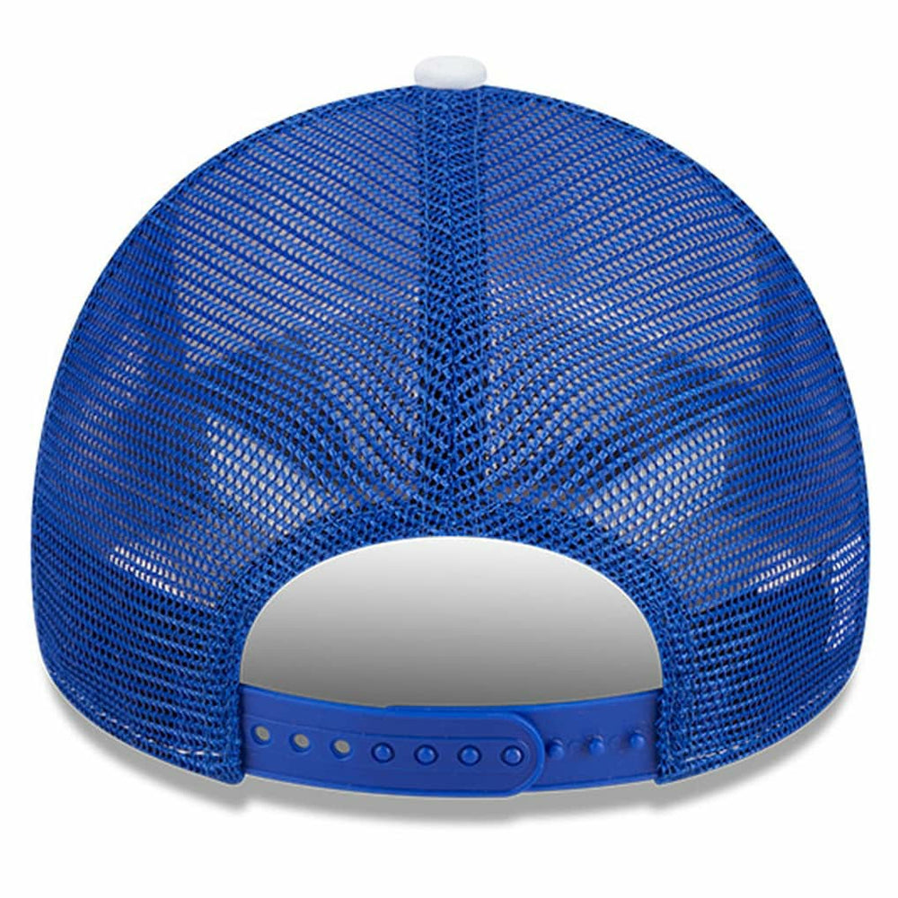 Golden State Warriors Court Sport Foam A-Frame 9FORTY Adjustable Trucker Hat sale - White/Royal | New Era online
