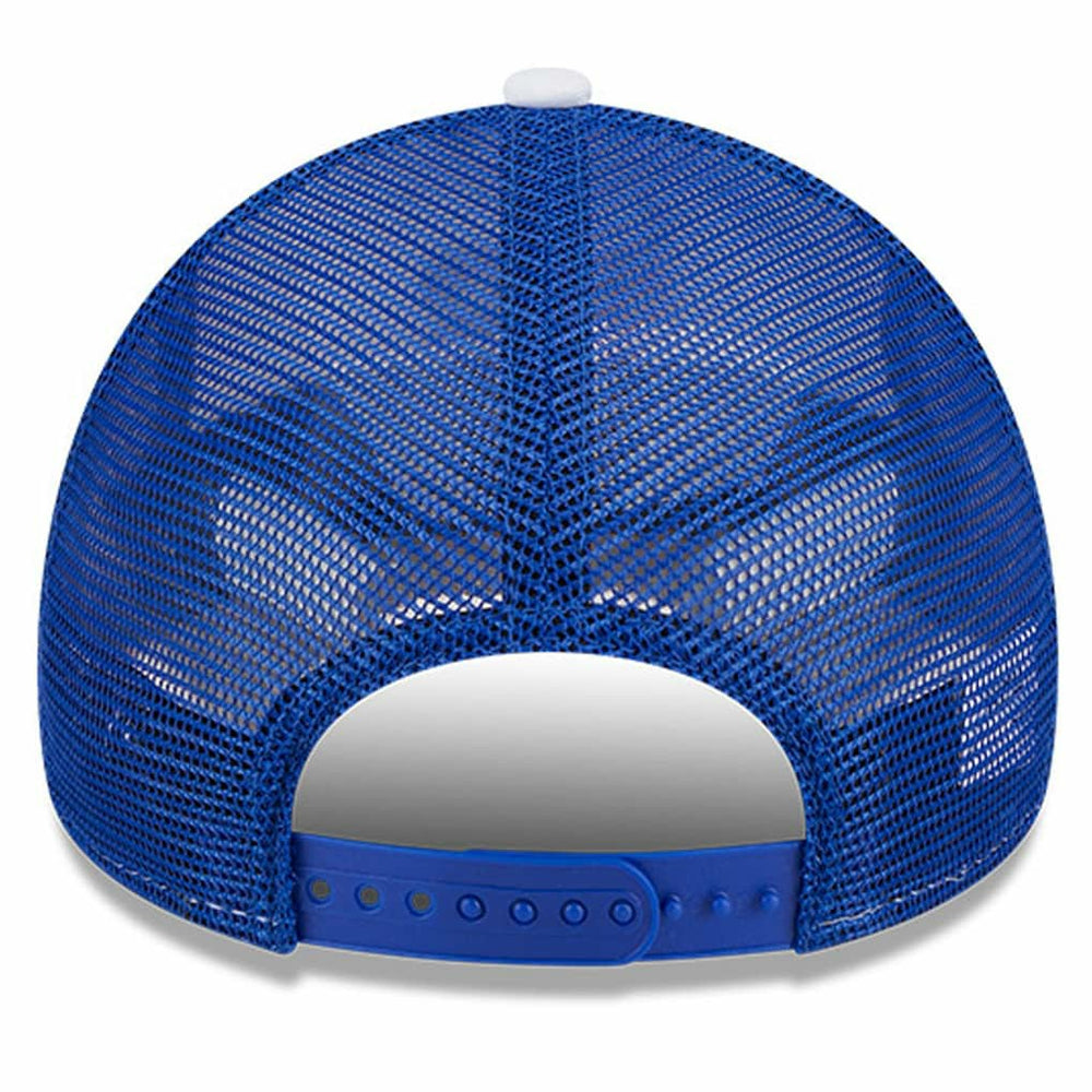 Philadelphia 76ers Court Sport Foam A-Frame 9FORTY Adjustable Trucker Hat - White/Royal | New Era discount
