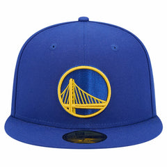 Golden State Warriors Court Sport Leather Applique 59FIFTY Fitted Hat sale - Royal | New Era for sale