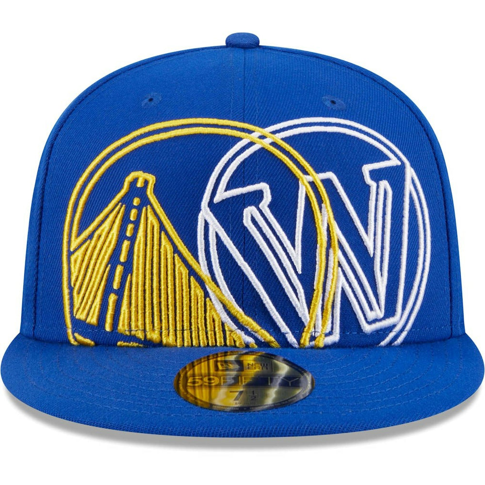 Golden State Warriors Game Day Hollow Logo Mashup 59FIFTY Fitted Hat sale - Royal | New Era on sale