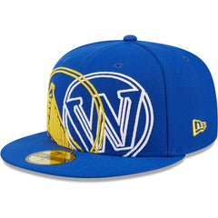 Golden State Warriors Game Day Hollow Logo Mashup 59FIFTY Fitted Hat sale - Royal | New Era on sale