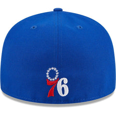 Philadelphia 76ers Game Day Hollow Logo Mashup 59FIFTY Fitted Hat - Royal | New Era discount