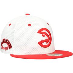 Atlanta Hawks Throwback 2Tone 59FIFTY Fitted Hat - White/Red | New Era cheap