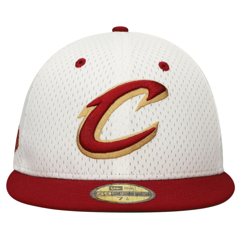 Cleveland Cavaliers Throwback 2Tone 59FIFTY Fitted Hat sale - White/Wine | New Era online
