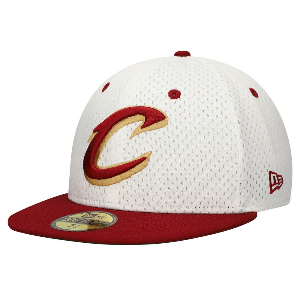 Cleveland Cavaliers Throwback 2Tone 59FIFTY Fitted Hat sale - White/Wine | New Era online