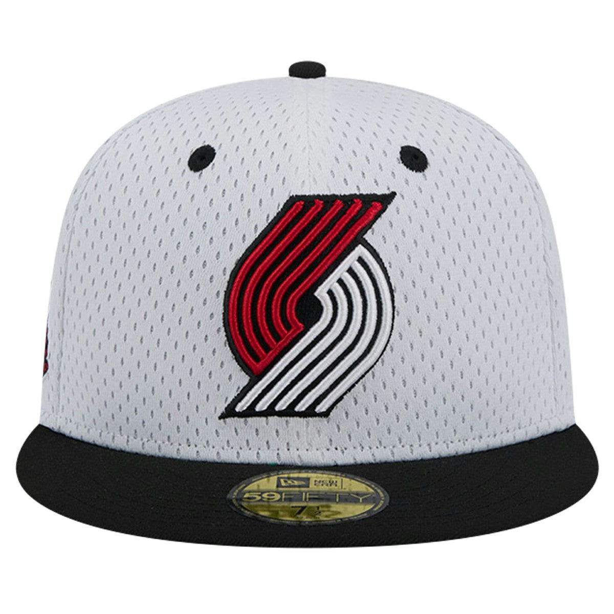 Portland Trail Blazers Throwback 2Tone 59FIFTY Fitted Hat - White/Black | New Era outlet