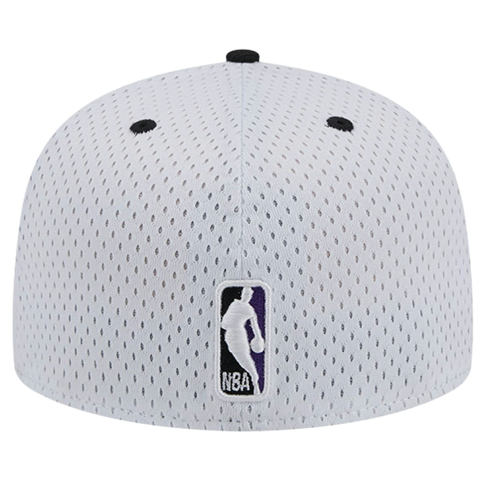 Sacramento Kings Throwback 2Tone 59FIFTY Fitted Hat - White/Black | New Era discount