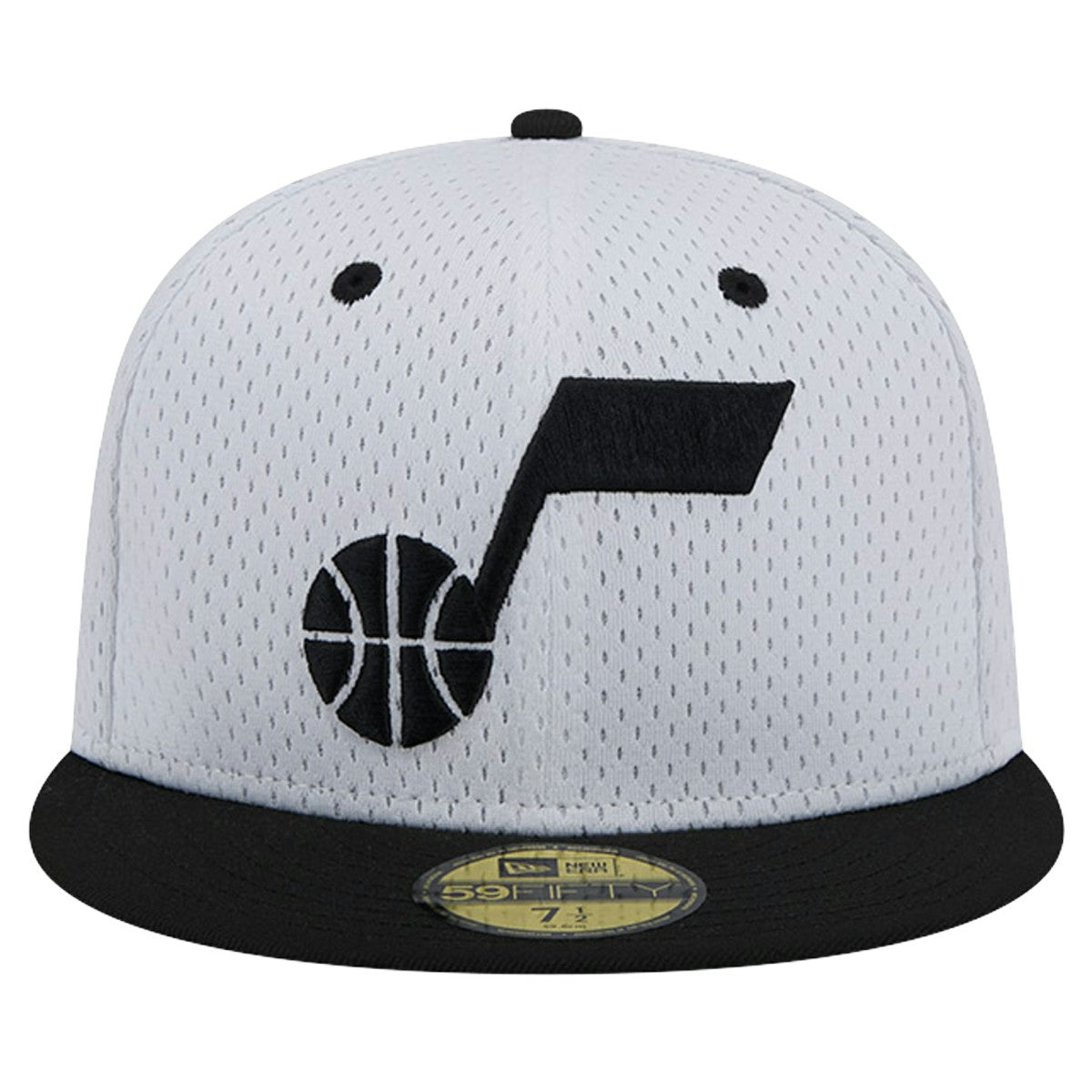 Utah Jazz Throwback 2Tone 59FIFTY Fitted Hat - White/Black | New Era online