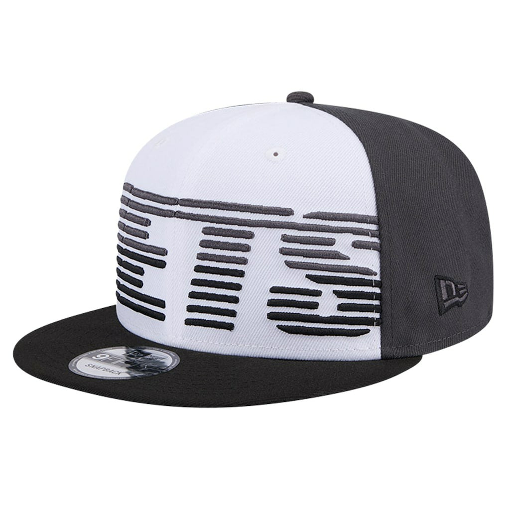 Brooklyn Nets Throwback Gradient Tech Font 9FIFTY Snapback Hat - White/Black | New Era discount