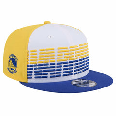 Golden State Warriors Throwback Gradient Tech Font 9FIFTY Snapback Hat sale - White/Royal | New Era shop