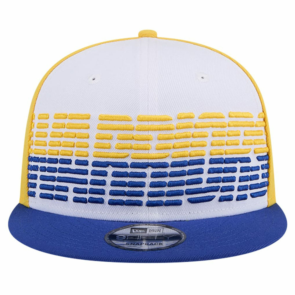 Golden State Warriors Throwback Gradient Tech Font 9FIFTY Snapback Hat sale - White/Royal | New Era shop