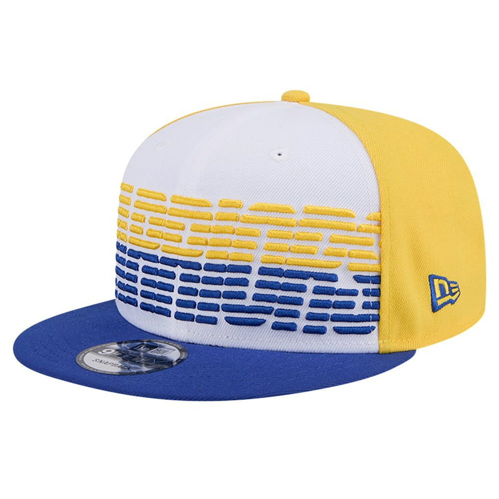Golden State Warriors Throwback Gradient Tech Font 9FIFTY Snapback Hat sale - White/Royal | New Era shop