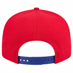 Philadelphia 76ers Throwback Gradient Tech Font 9FIFTY Snapback Hat - White/Royal | New Era cheap