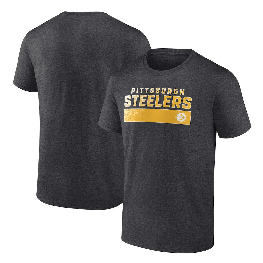 Pittsburgh Steelers T-Shirt - Charcoal for sale