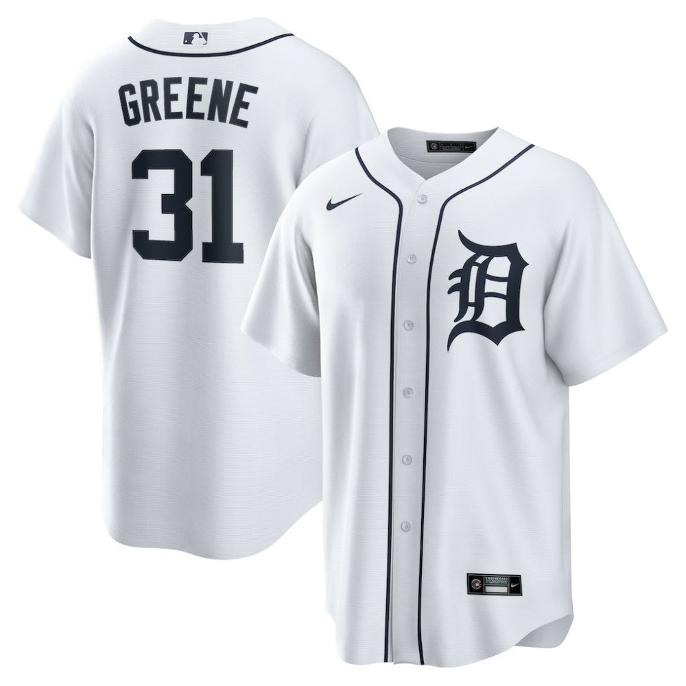 Riley Greene Detroit Tigers Replica Player Jersey - White | Nike