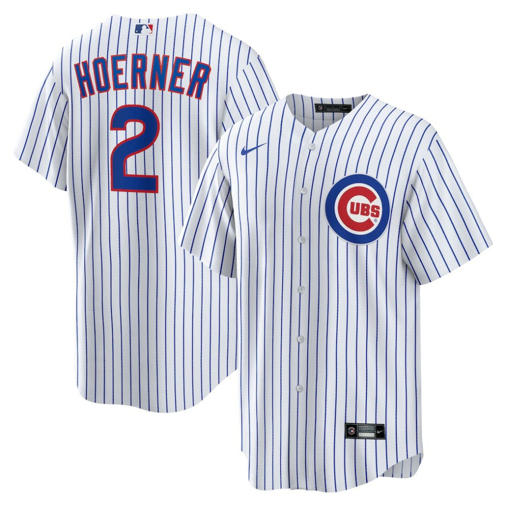 Nico Hoerner Chicago Cubs Replica Player Jersey - White | Nike