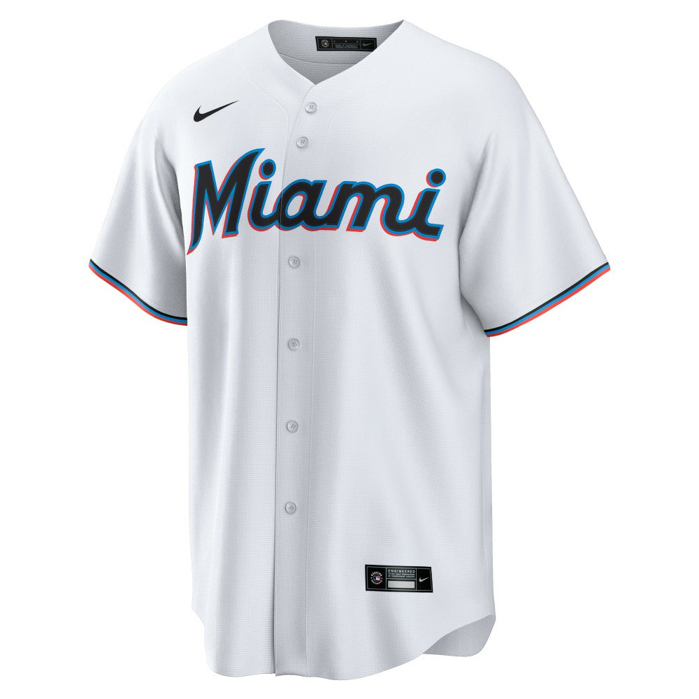 Sandy Alcantara Miami Marlins Replica Player Jersey - White | Nike