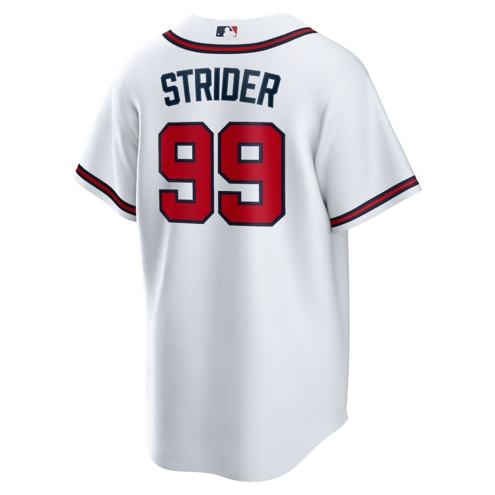 Spencer Strider Atlanta Braves Replica Player Jersey - White | Nike