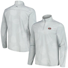 San Francisco 49ers Delray Frond IslandZone Half-Zip Sweatshirt - Gray on sale