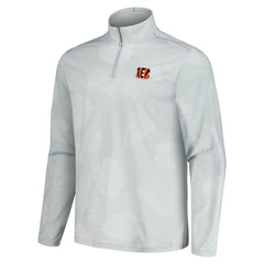 Cincinnati Bengals Delray Frond IslandZone Half-Zip Sweatshirt - Gray online