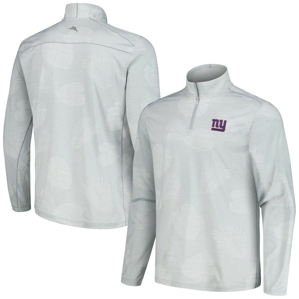 New York Giants Delray Frond IslandZone Half-Zip Sweatshirt - Gray for sale