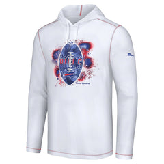 Buffalo Bills Graffiti Touchdown Pullover Hoodie - White cheap