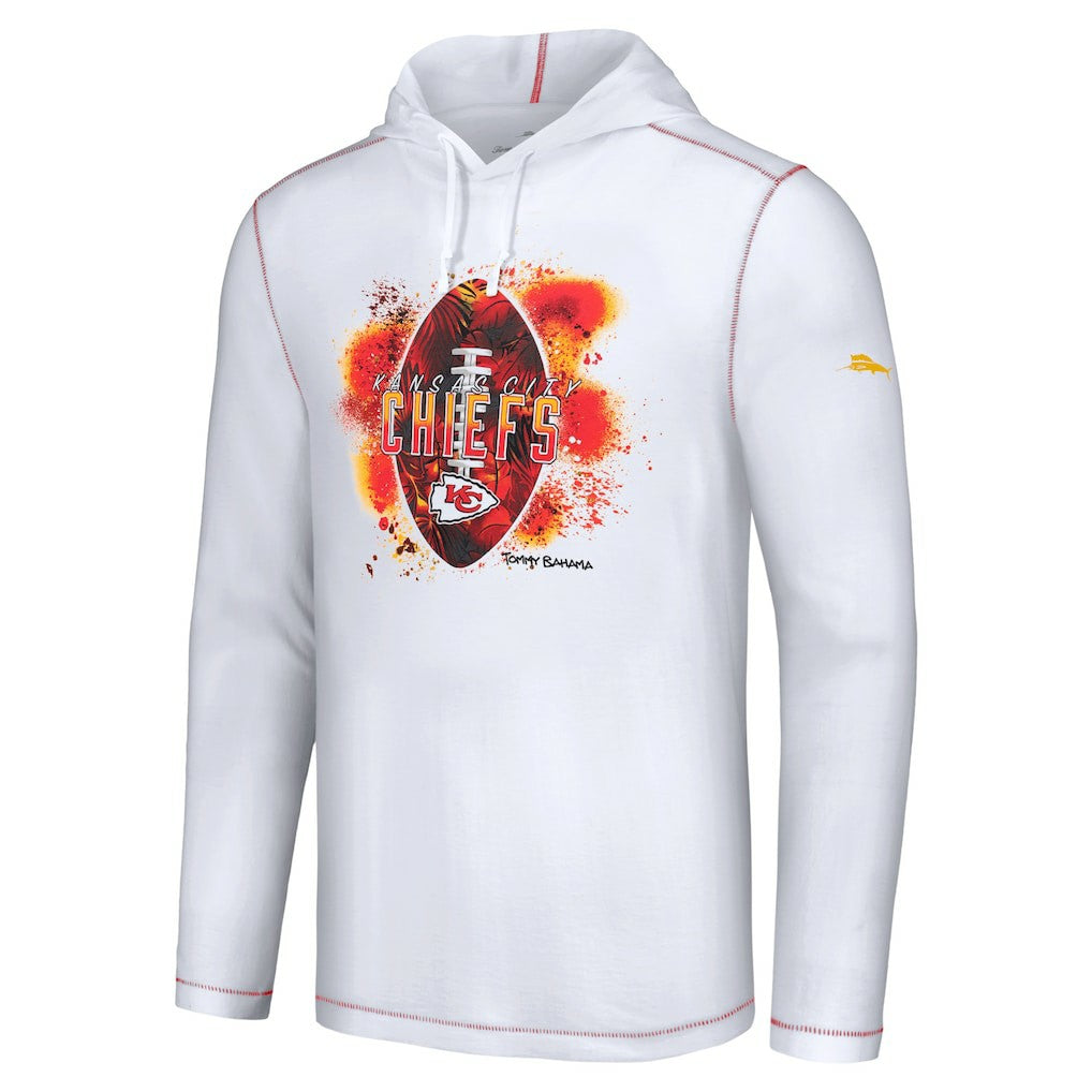 Kansas City Chiefs Graffiti Touchdown Pullover Hoodie - White outlet