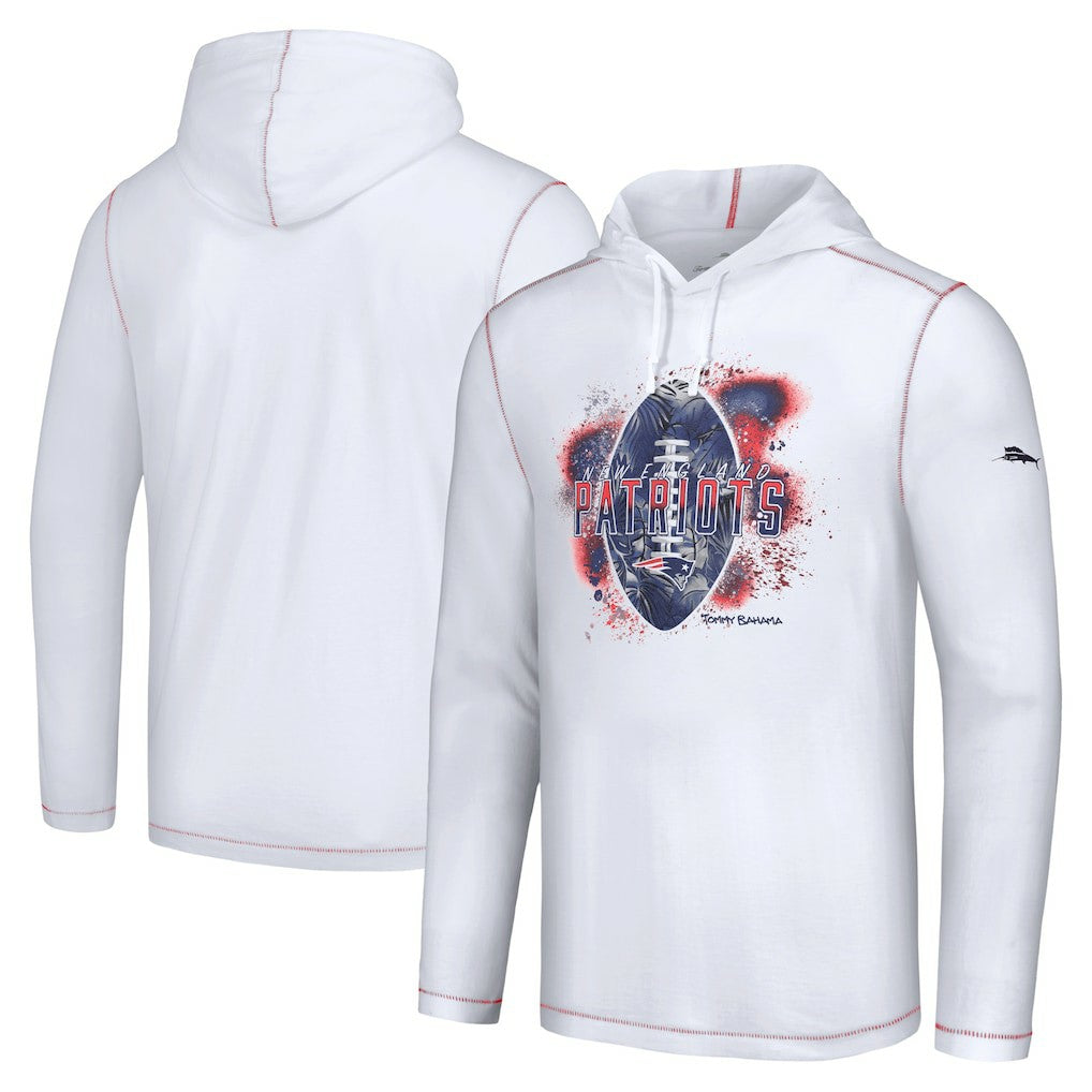 New England Patriots Graffiti Touchdown Pullover Hoodie - White online