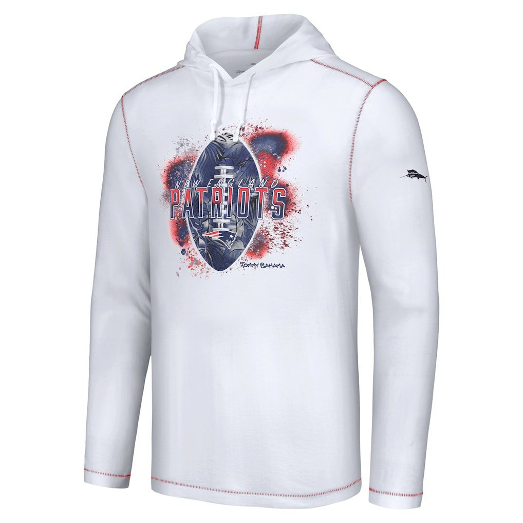New England Patriots Graffiti Touchdown Pullover Hoodie - White online