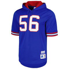 Lawrence Taylor New York Giants Retired Player Name & Number Mesh Hoodie T-Shirt - Royal on sale