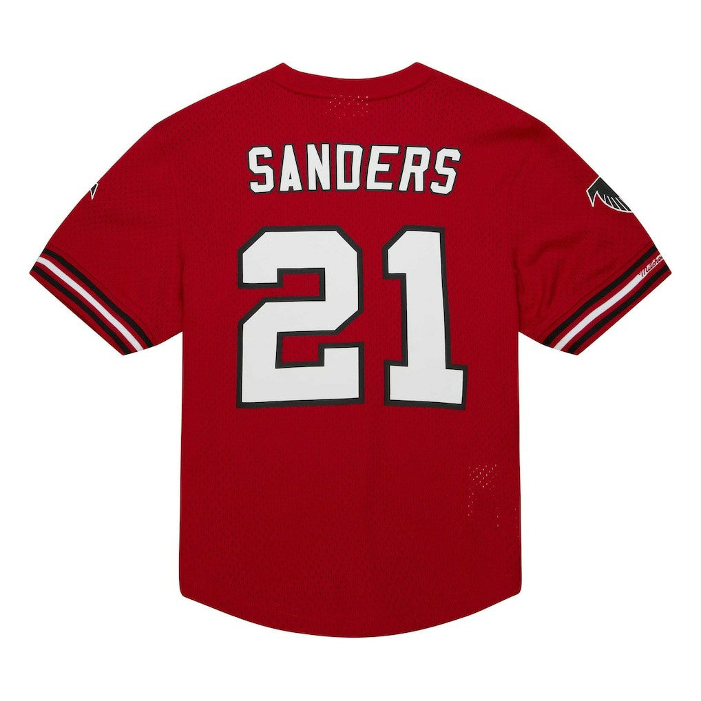 Deion Sanders Atlanta Falcons Retired Player Name & Number Mesh Top - Red online