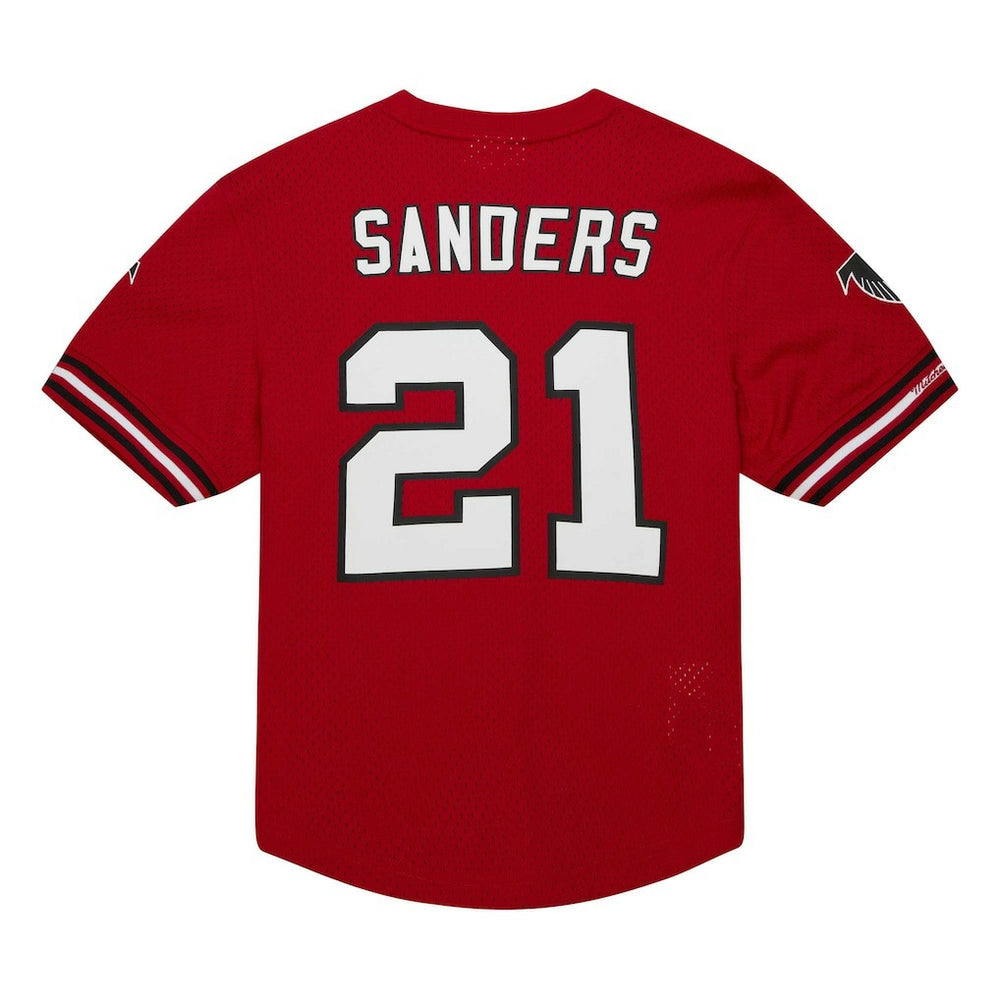 Deion Sanders Atlanta Falcons Retired Player Name & Number Mesh Top - Red online