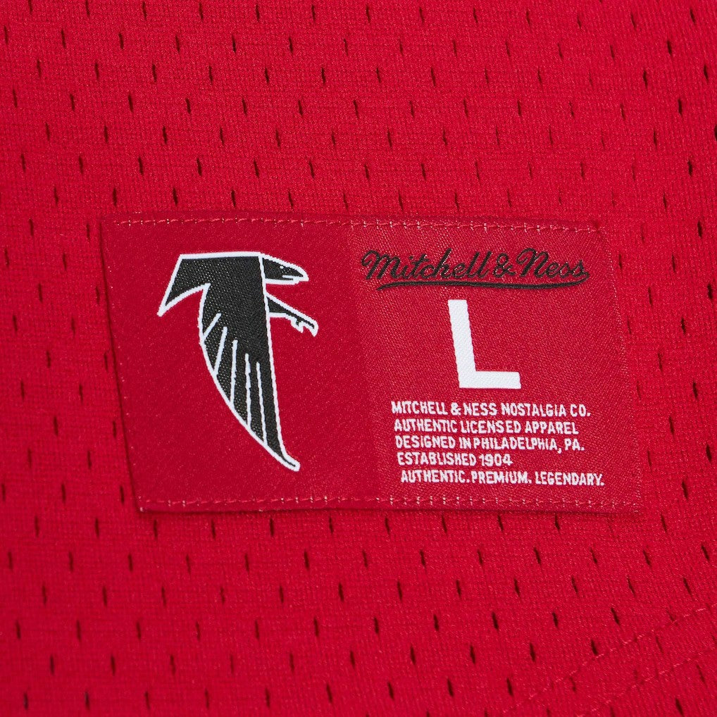 Deion Sanders Atlanta Falcons Retired Player Name & Number Mesh Top - Red online