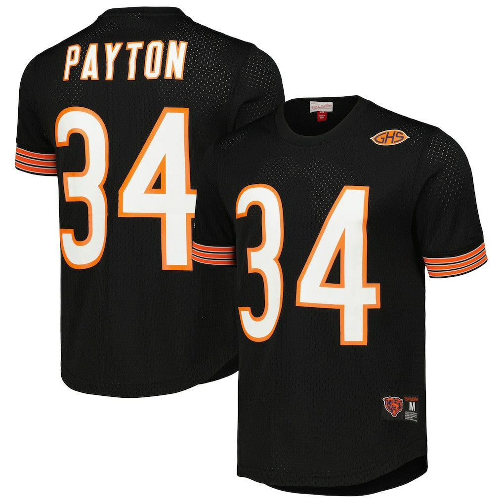 Walter Payton Chicago Bears Retired Player Name & Number Mesh Top - Black sale