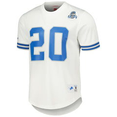 Barry Sanders Detroit Lions Retired Player Name & Number Mesh Top - White sale