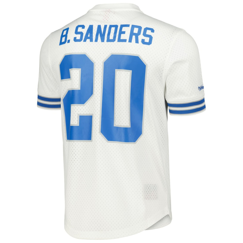 Barry Sanders Detroit Lions Retired Player Name & Number Mesh Top - White sale