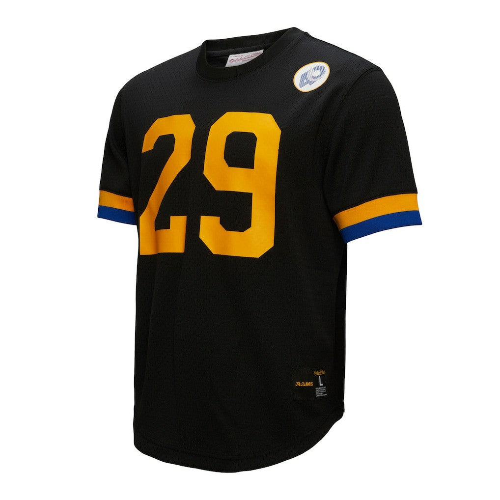 Eric Dickerson Los Angeles Rams Retired Player Name & Number Mesh Top - Black discount