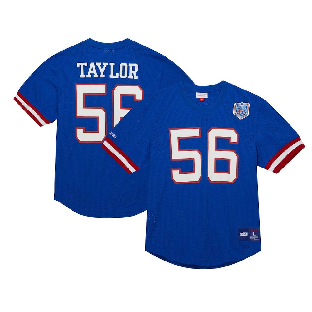 Lawrence Taylor New York Giants Retired Player Name & Number Mesh Top - Royal for sale
